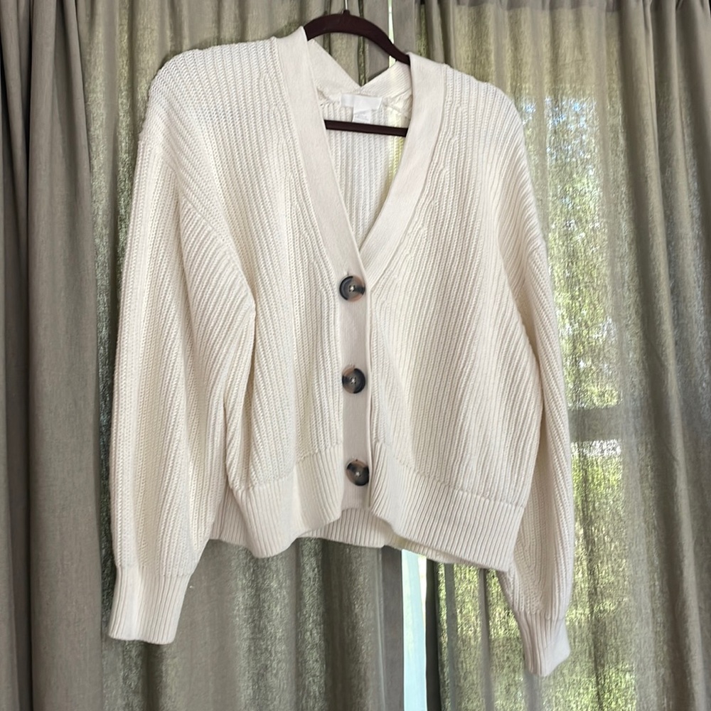 H&M Cream Cardigan